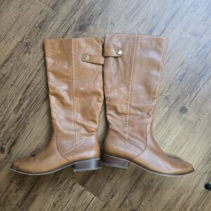 Aldo Brown Leather Riding Boots